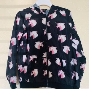 Forever 21 Unicorn Jacket w/ hood